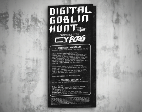 CY_BORG - Digital Goblin Hunt Game Cover