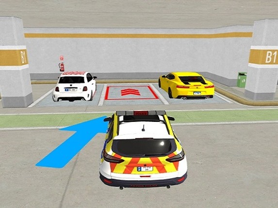Real Car Parking Basement Driving School Simulator Game Cover