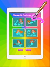 Games Princess Mermaid Coloring Book Art Pad:Easy painting for little kids Image