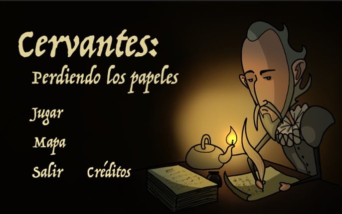 Cervantes: losing it! || Cervantes: perdiendo los papeles Game Cover