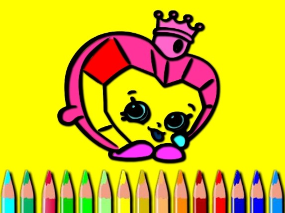 Girls Bag Coloring Book Game Cover