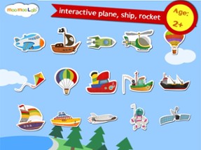 Rocket and Airplane : Puzzles, Games and Activities for Toddlers and Preschool Kids by Moo Moo Lab Image