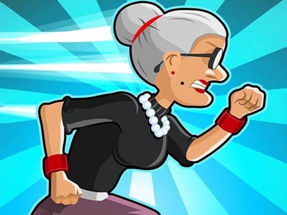 Angry Grandmother Run Game Cover