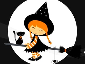Cute Halloween Witches Jigsaw Image