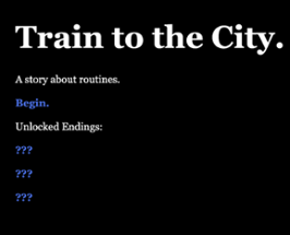 Train to the City Image