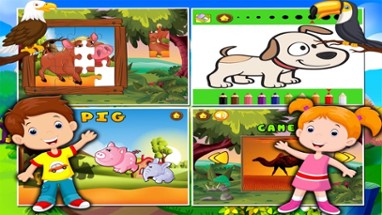 Preschool Educational Games for Kids - Animals Image