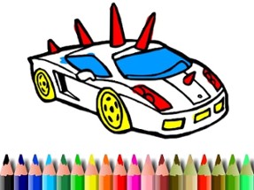 BTS GTA Cars Coloring Image