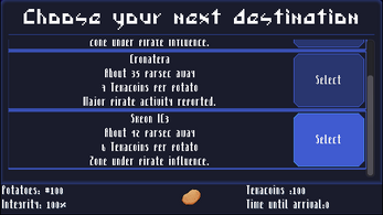 Cosmic Potato Trader Simulator Image