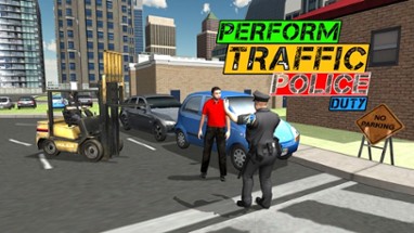 Police Car Lifter Simulator 3D – Drive cops vehicle to lift wrongly parked cars Image