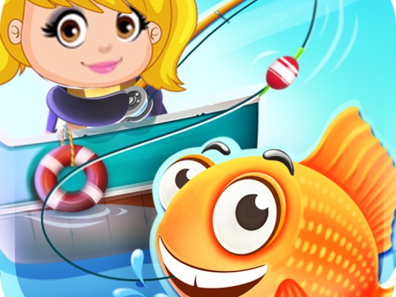 Nastya Like Fishing Mani‪a Game Cover