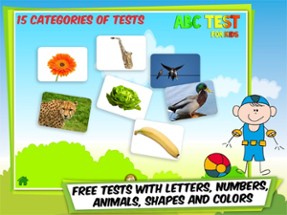 ABC Test for Kids: Find Animals, Letters, Numbers, Fruits, Vegetables, Shapes, Colors and Objects in English - Lite Free Image