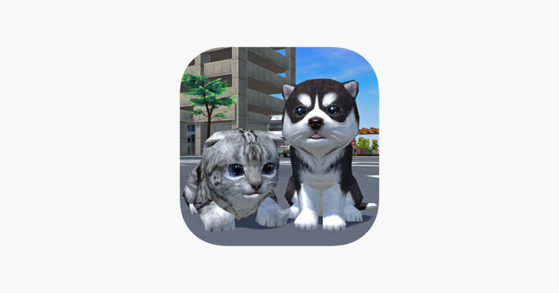 Cute Pocket Cat And Puppy 3D Game Cover