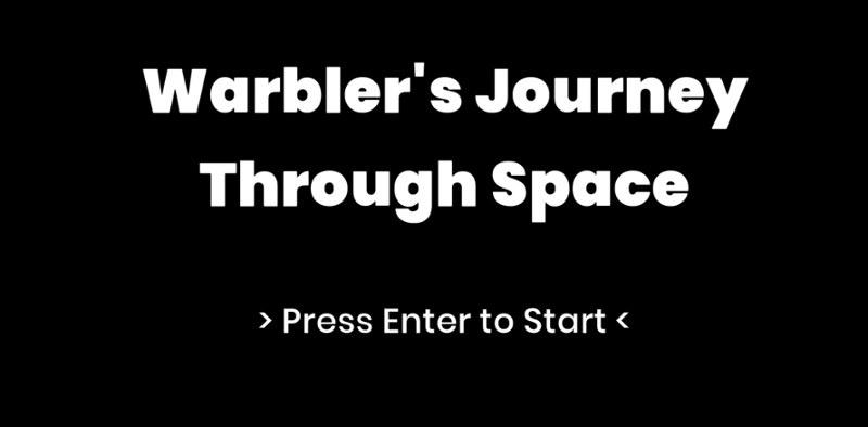 Warbler's Journey Through Space Game Cover
