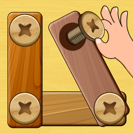 Wood Nuts & Bolts Puzzle Game Cover