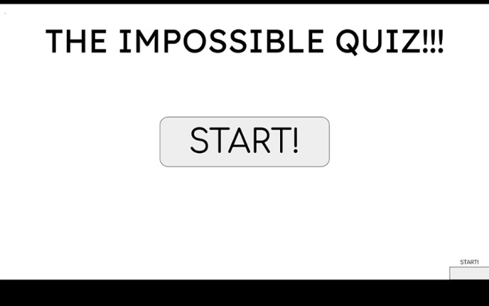 The impossible quiz Game Cover