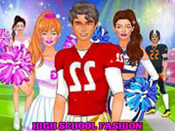 High School Fashion And Makeover-College Team Game Cover