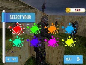 Paintball Shooting Arena 3D Image