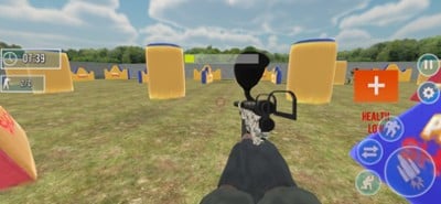 Paintball Shooting Arena 3D Image