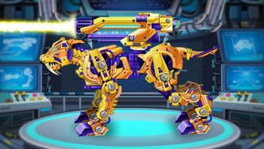Robot Tiger Dragon Warrior - Robot War Image