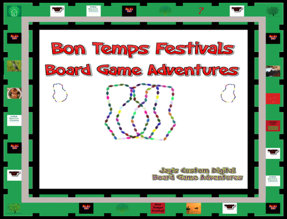 Bon Temps Festivals Board Game Adventure Game Cover
