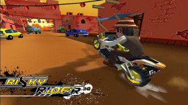 Risky Rider 3D - Motocross Dirt Bike Racing Game Image