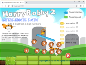 HarryRabby2 Add and Subtract 4 Digit Numbers FREE Image