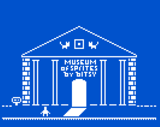 The Museum of Sprites by Bitsy Game Cover