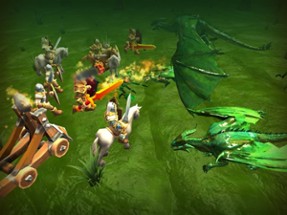 Knights vs Dragons Battle Sim Image