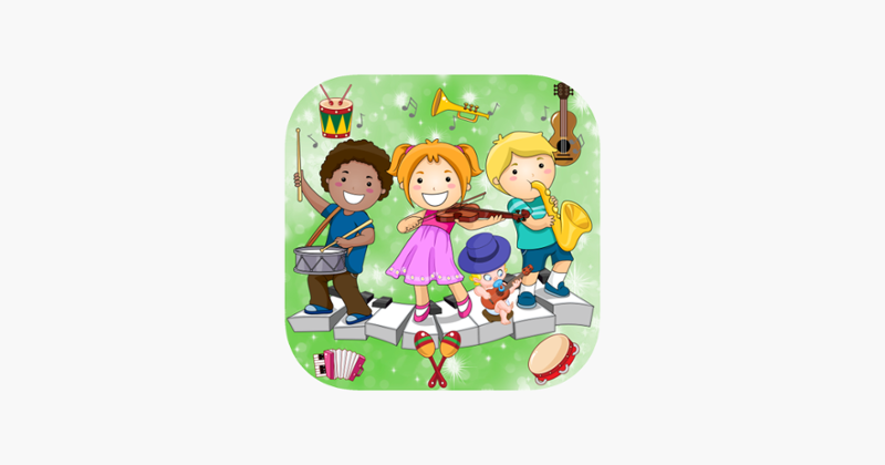 Music Games for Toddlers and Kids : discover musical instruments and their sounds ! Game Cover