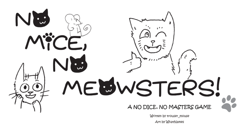 No Mice, No Meowsters! Game Cover