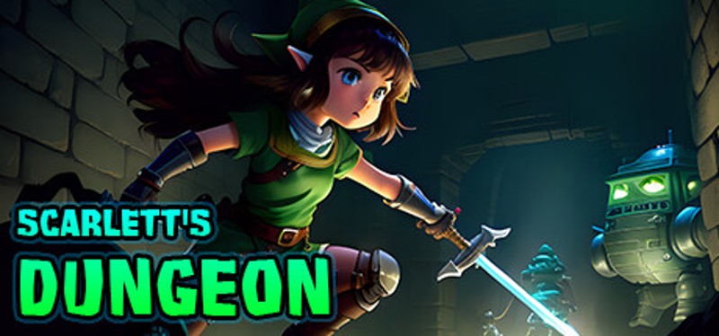 Scarlett's Dungeon: Retro Action RPG Roguelite Game Cover