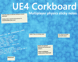 UE4 Corkboard Image