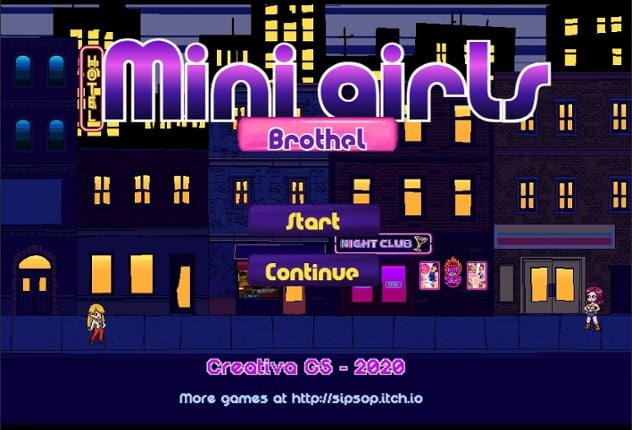 MiniGirls Brothel Game Cover