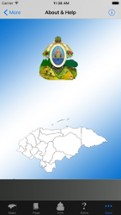 Honduras Department Maps and Capitals Image