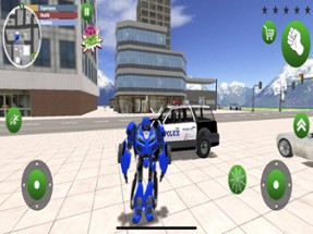 Police Limo Robot Battle Image