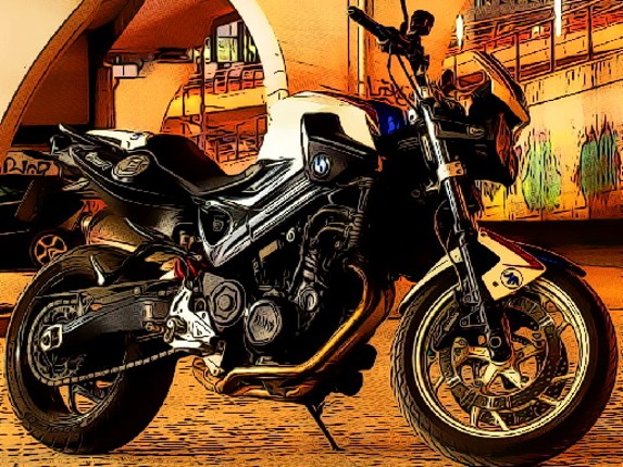 Fast Motorbikes Jigsaw Game Cover