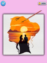 Silhouette Art Make Graffiti Image