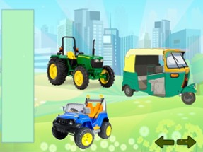 Vehicles Puzzles for Toddlers &amp; Preschool Image