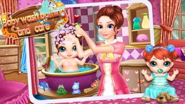 Newborn Baby Bath Care Image