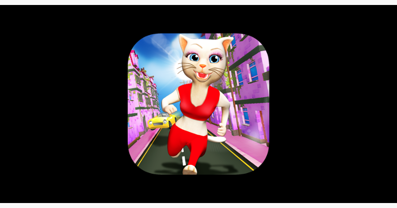 Princess Cat Lea Run Game Cover