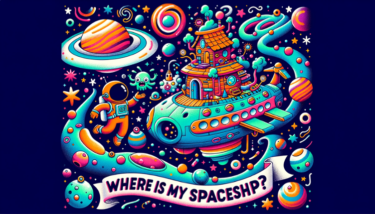 Where is my spaceship? Game Cover