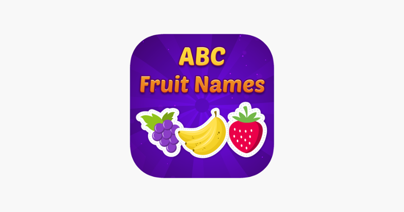 ABC Fruit Names Learning Game Cover