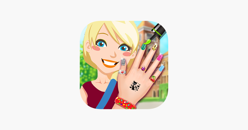 High School Nail Art Nail Salon - Girls Game! Game Cover