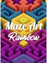 Maze Art: Rainbow Image