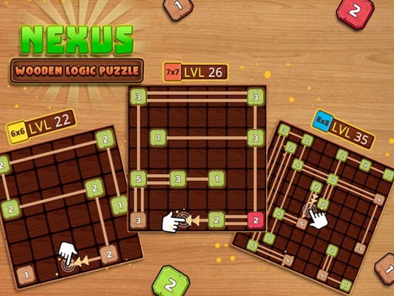 NEXUS : wooden logic puzzle Game Cover