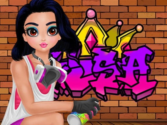 Princess Cool Graffiti Game Cover