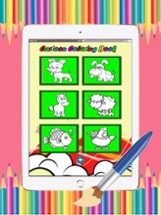 Dog art pad : Learn to paint and draw animal coloring pages printable for kids free Image