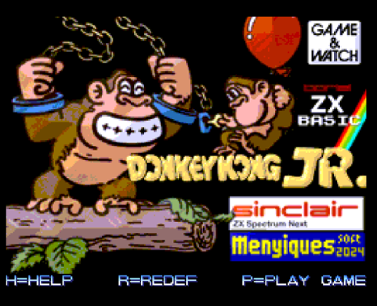 Donkey Kong Jr. G&W for ZX Next Game Cover