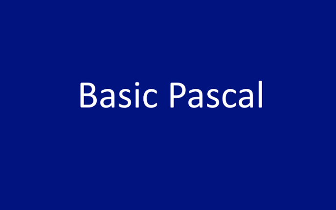 Basic Pascal Game Cover