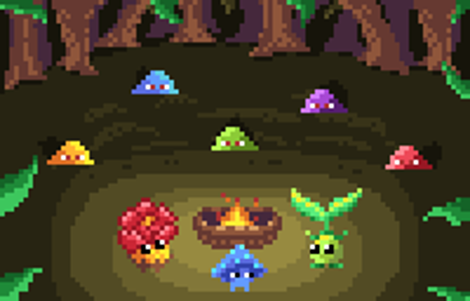 Plants Versus Slimes Game Cover
